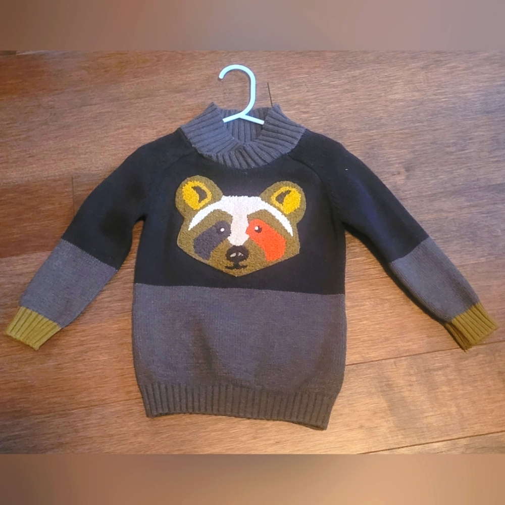 Toddler Du Pareil Au Meme Sweater - 2 years - Animal/Gray